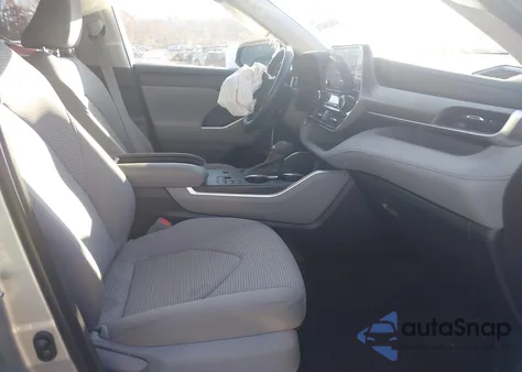 2023 Toyota Highlander Hybrid Le z USA, uszkodzony, nr VIN 5TDBBRCH6PS125505